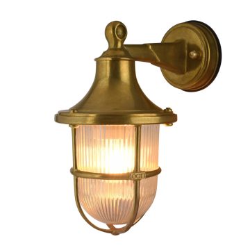 Elipta Greenwich Outdoor Wall Lantern Light - Solid Brass
