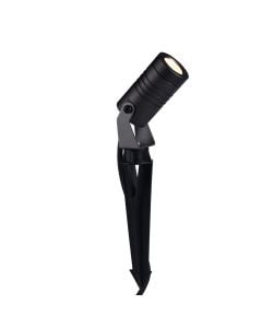 Elipta Spike5 Garden Spotlight - 12v - 5w - 400lm - 38° - 2700K - IP67 - Anodised Anthracite